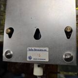 Set of wall lamps glass amber Holm Sorensen Denmark