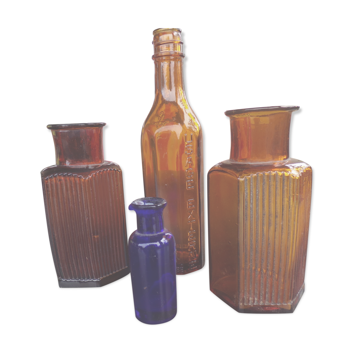 Lot of pharmacy bottles