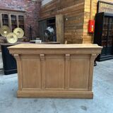 Early 20th century bar set in solid elm