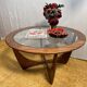 Mid Century Retro Vintage Teak Round Astro Coffee Table by GPlan 1960