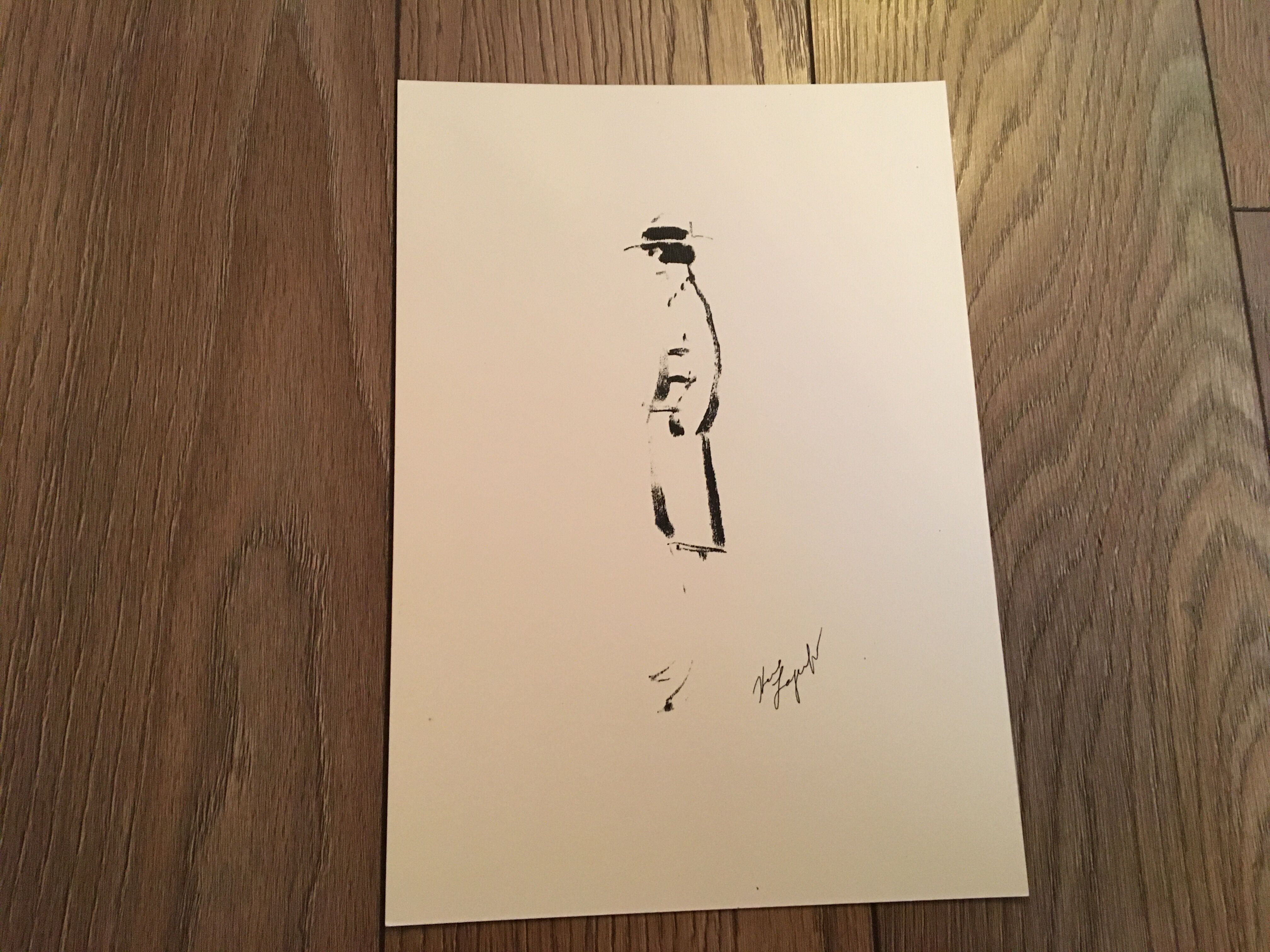 Stunning Chanel Illustration by Karl Lagerfeld