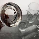 6 Water glasses from the 70s