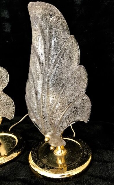 Pair of lamps & Barovier Toso Murano