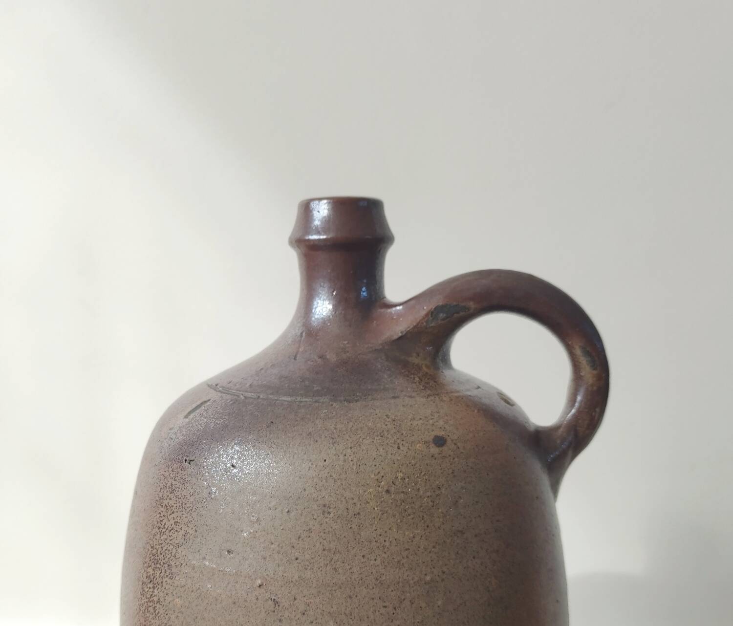 Large glazed terracotta jug, 60s