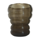 Verextrafort vase in smoked glass, Belgium 1970s