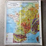 Old school map france ed. hatier armand colin