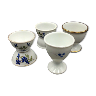 Lot of 4 porcelain cockroaches