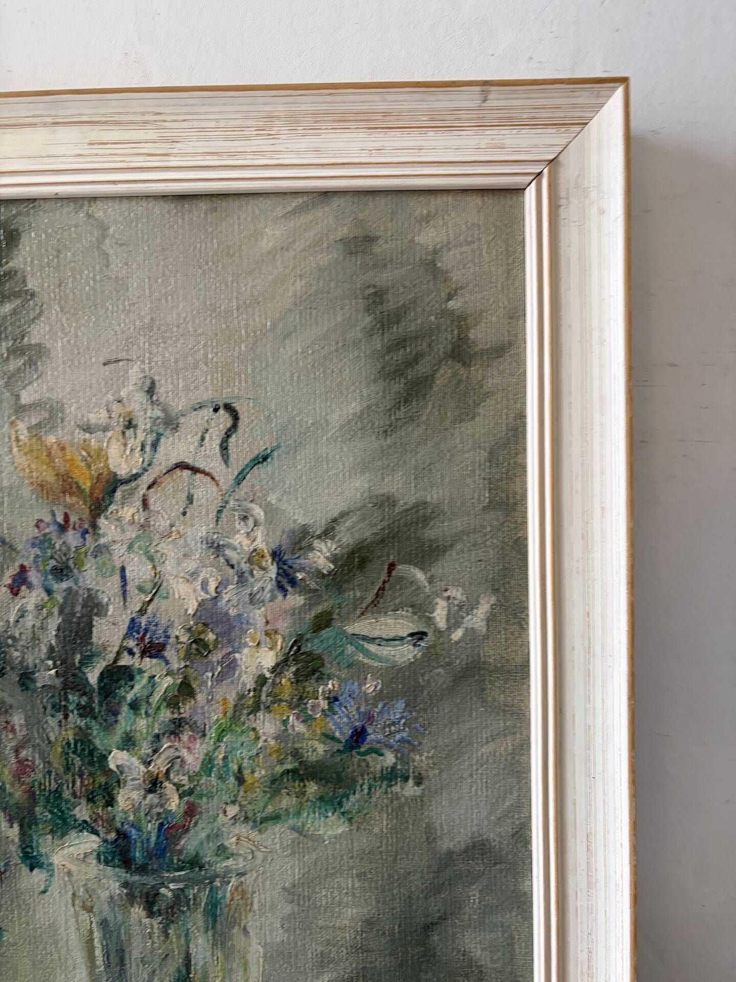 Spring bouquet, oil on canvas signed