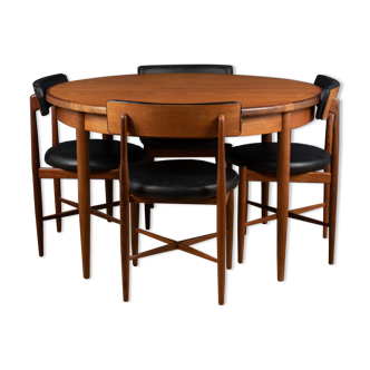 Table à manger et 4 quatre chaises GPlan Fresco par Victor Wilkins