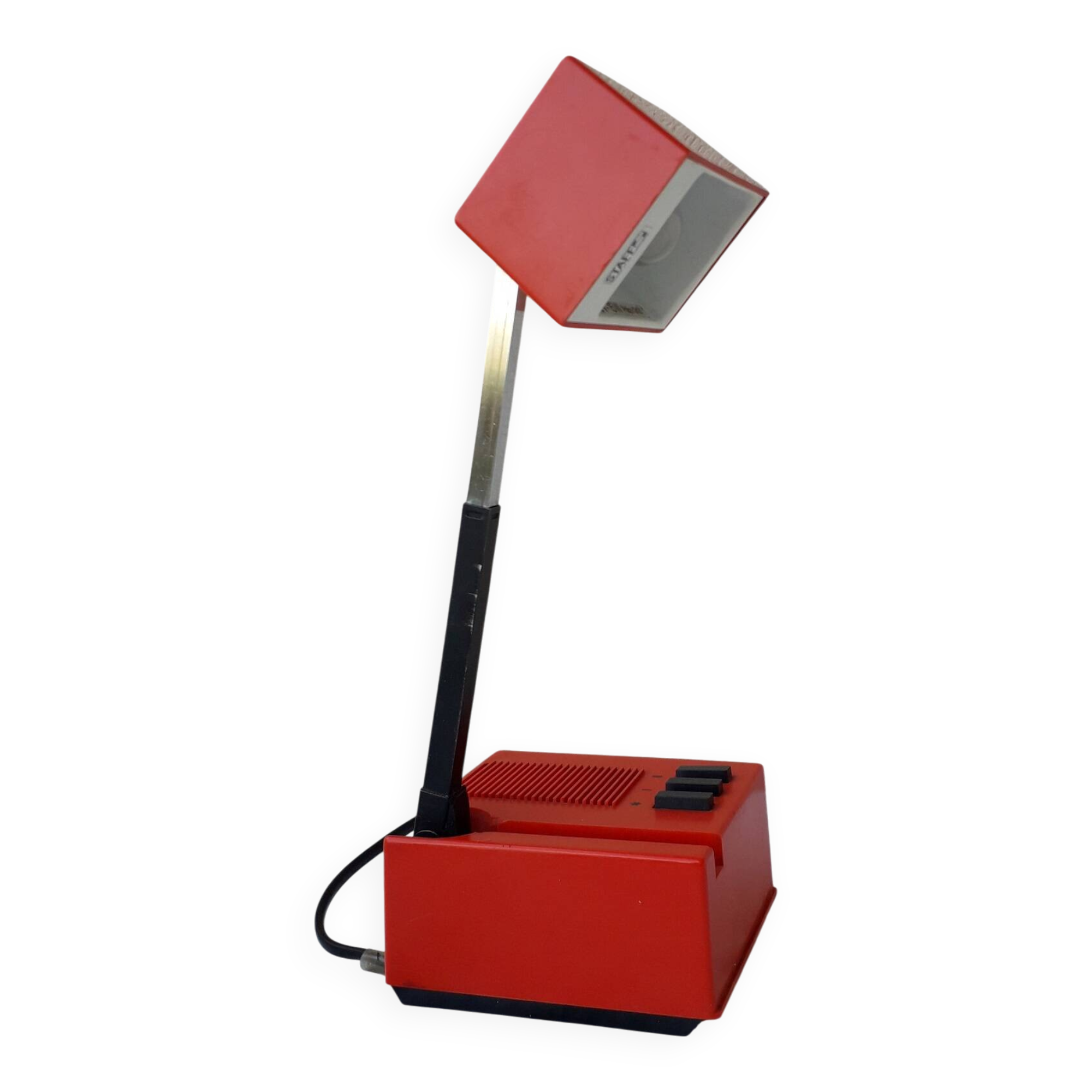 Red telescopic lamp