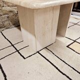 Travertine coffee table 1980