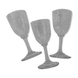 Lot de 3 verres à liqueur