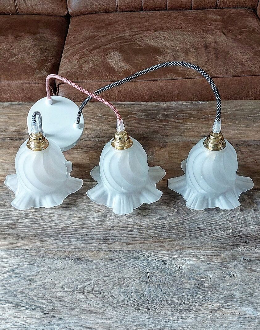 Vintage trio pendant lamp