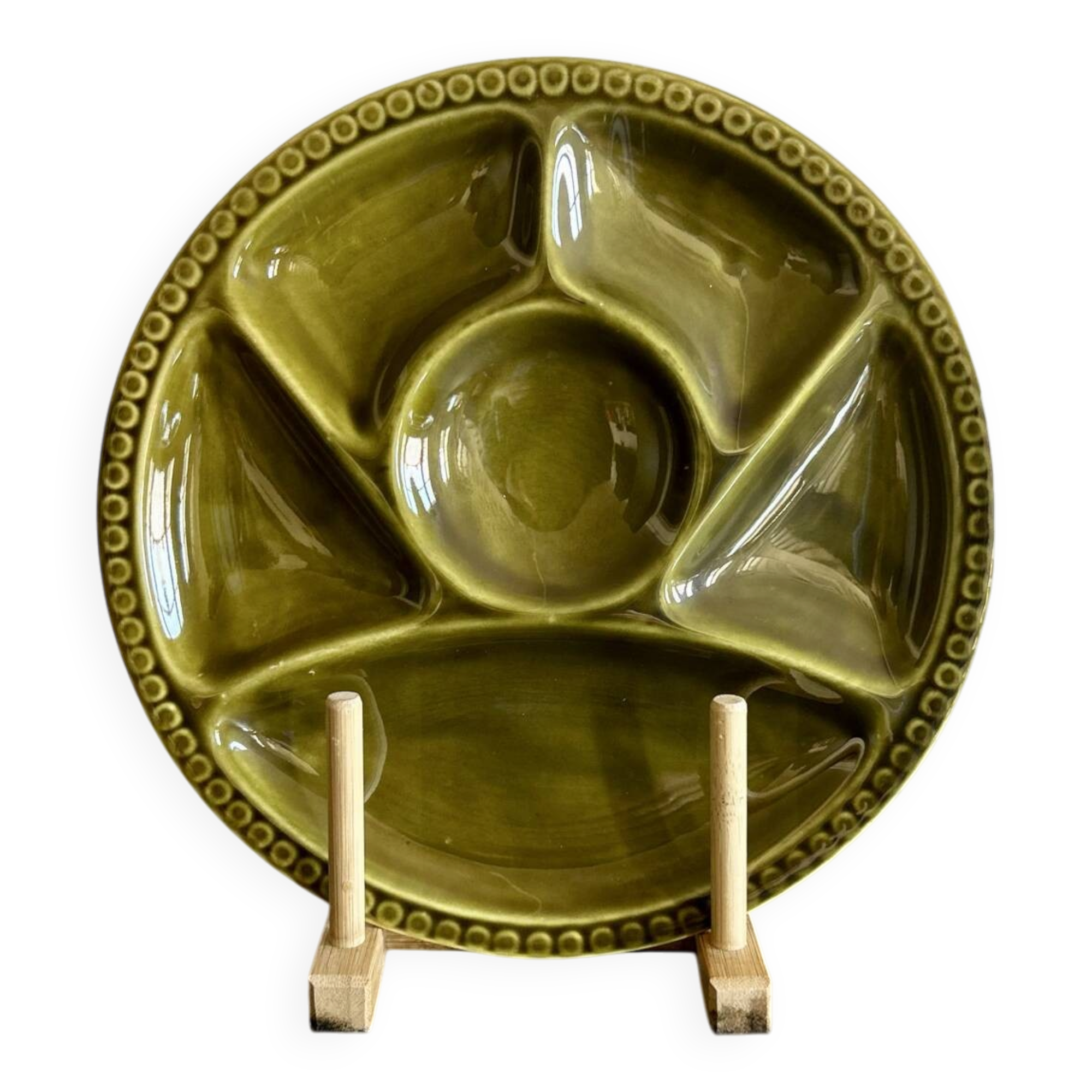 Assiettes en faïence Gien