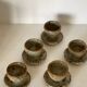 5 Gustave Tiffoche egg cups