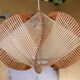 Large Scandinavian vintage wood and wire hanging