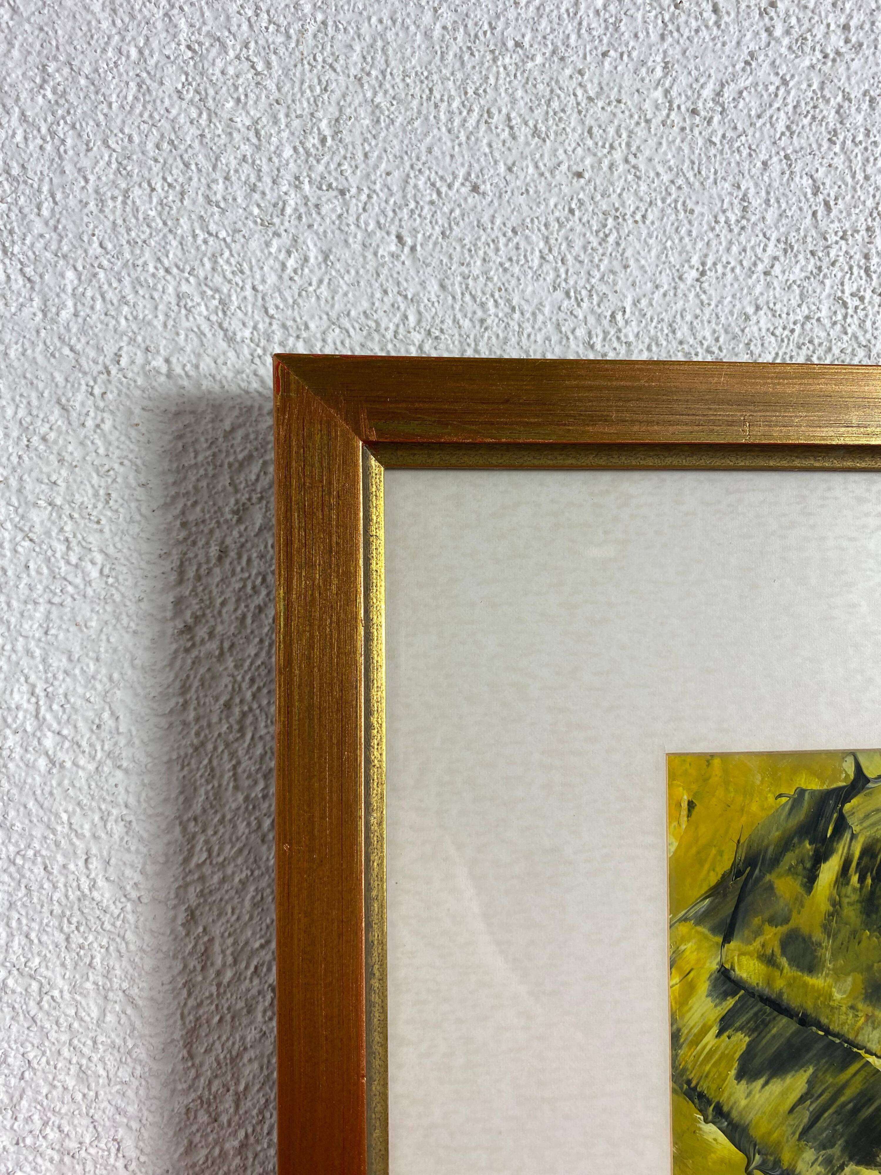 Waves of Gold Modern Abstraction by Juraj Huliak