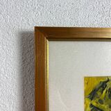 Waves of Gold Modern Abstraction by Juraj Huliak