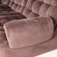 Modular fabric sofa