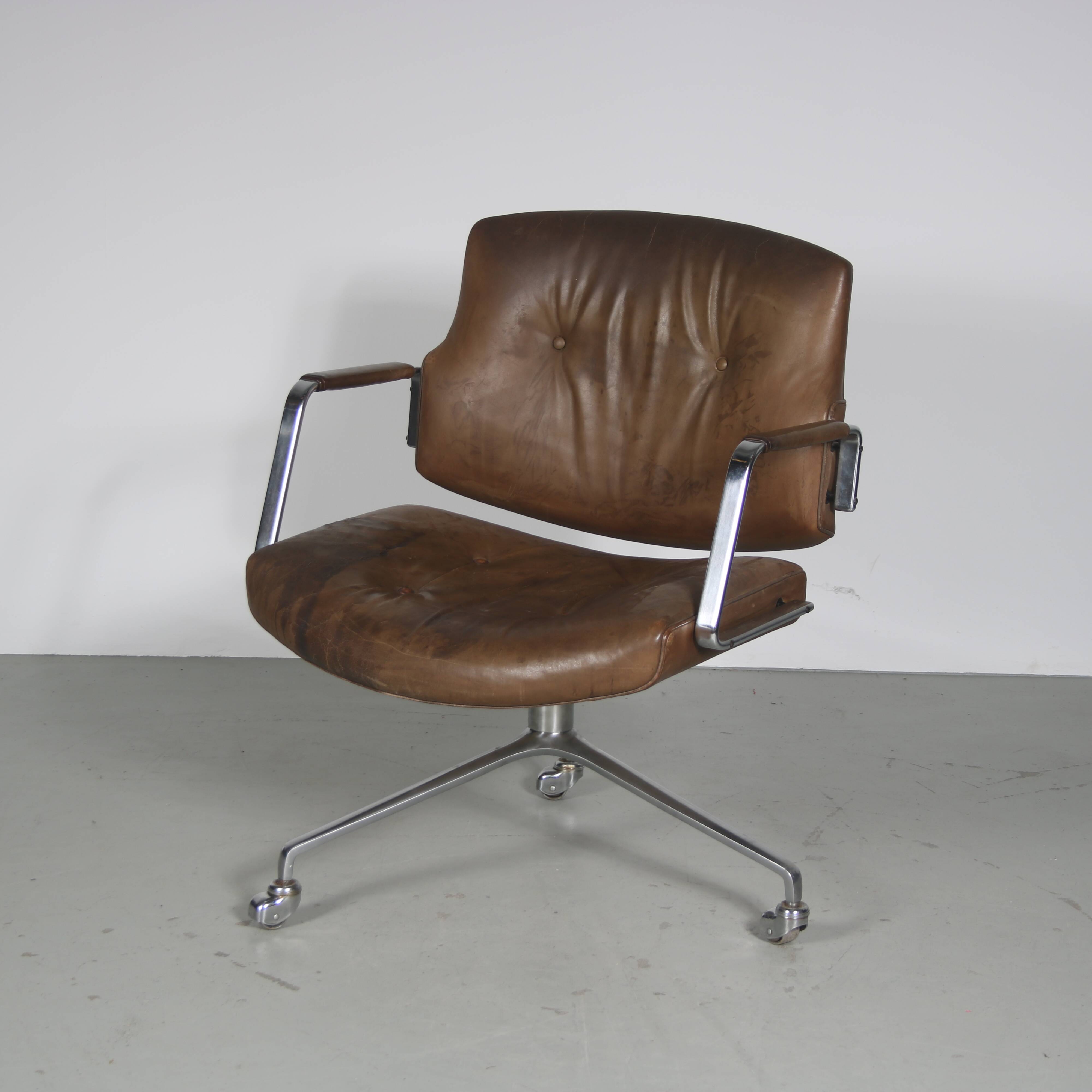 Conference Chair by Preben Fabricius & Jorgen Kastholm for Kill International, Denmark 1970