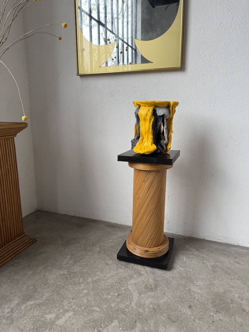 Resin fish sculpture