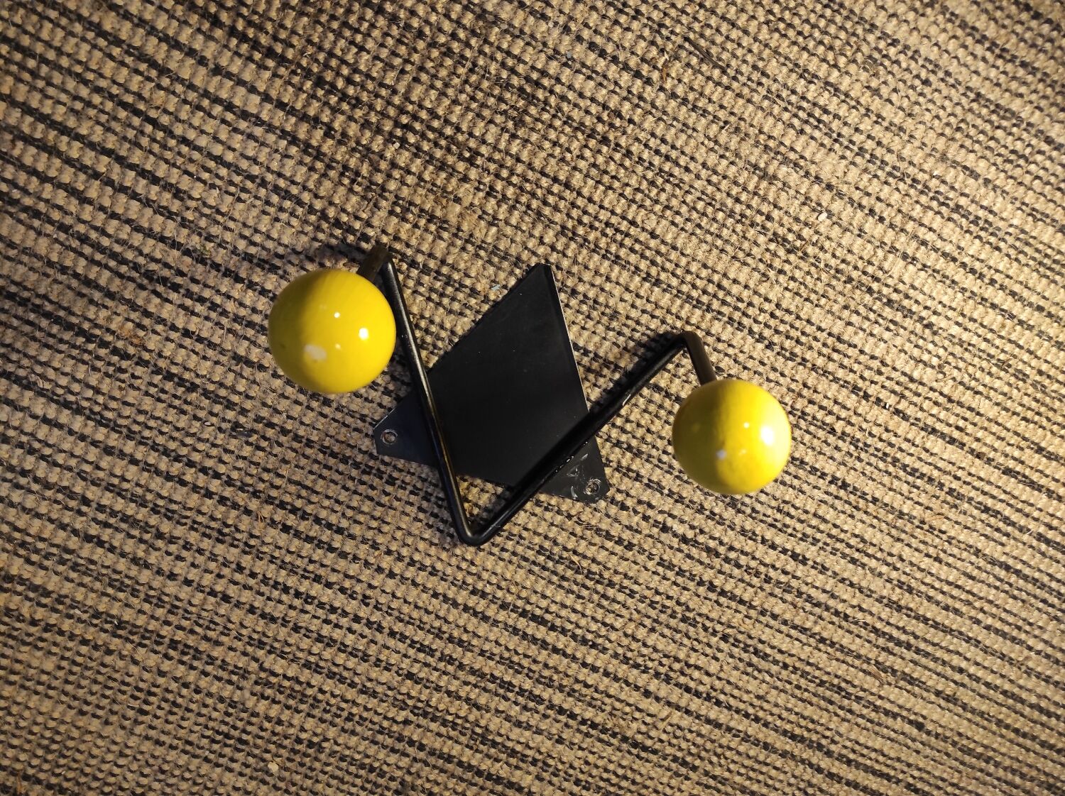 Pair of coat racks two hooks