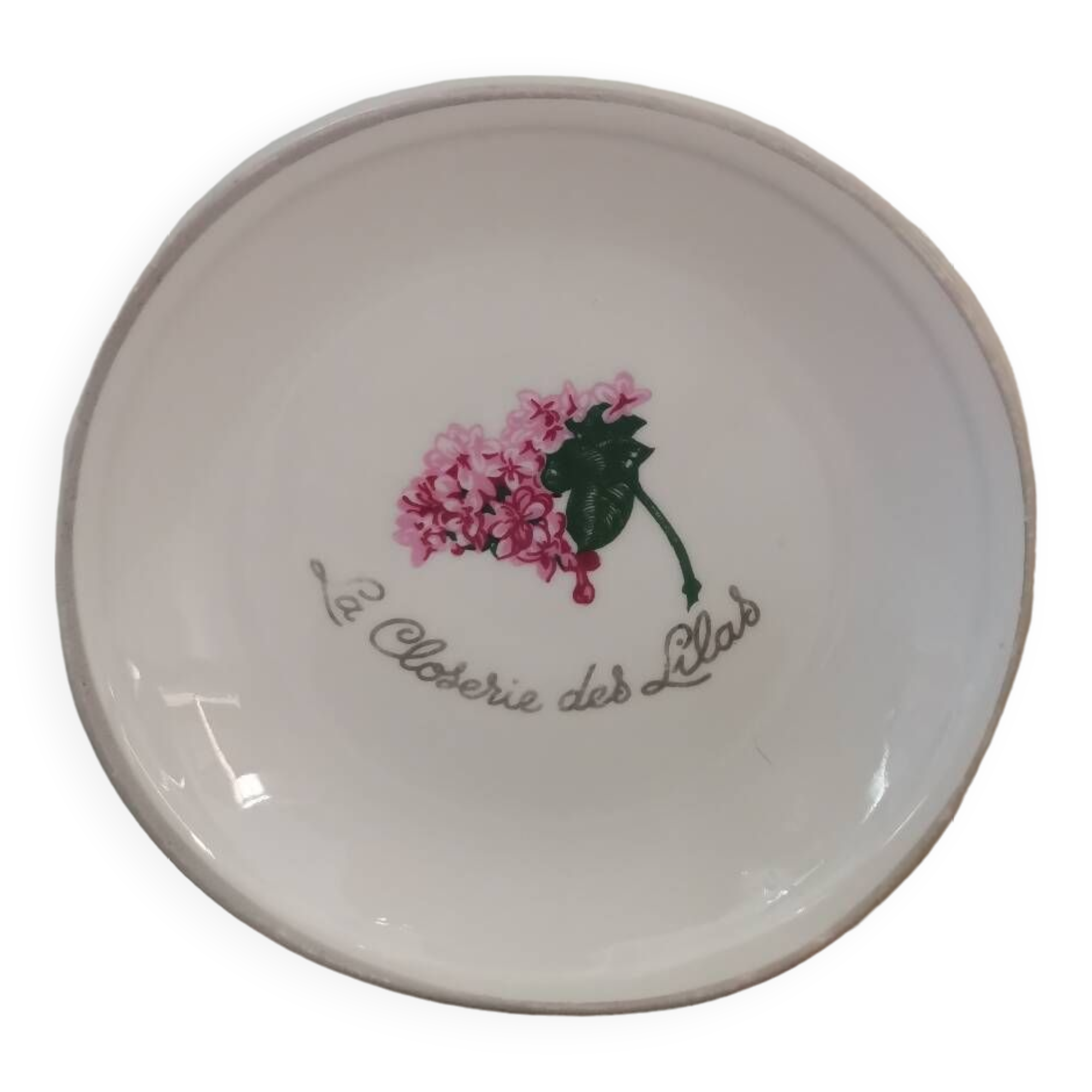 Plate cup La Closerie des Lilas vintage flower pattern France pillivuyt