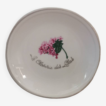 Assiette coupelle la closerie des lilas vintage motif fleurs France pillivuyt