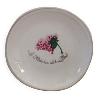 Assiette coupelle la closerie des lilas vintage motif fleurs France pillivuyt