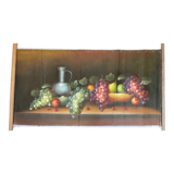 Oil on canvas still life reason signed