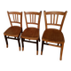 Lot de 3 chaises bistrot ciselé Luterma