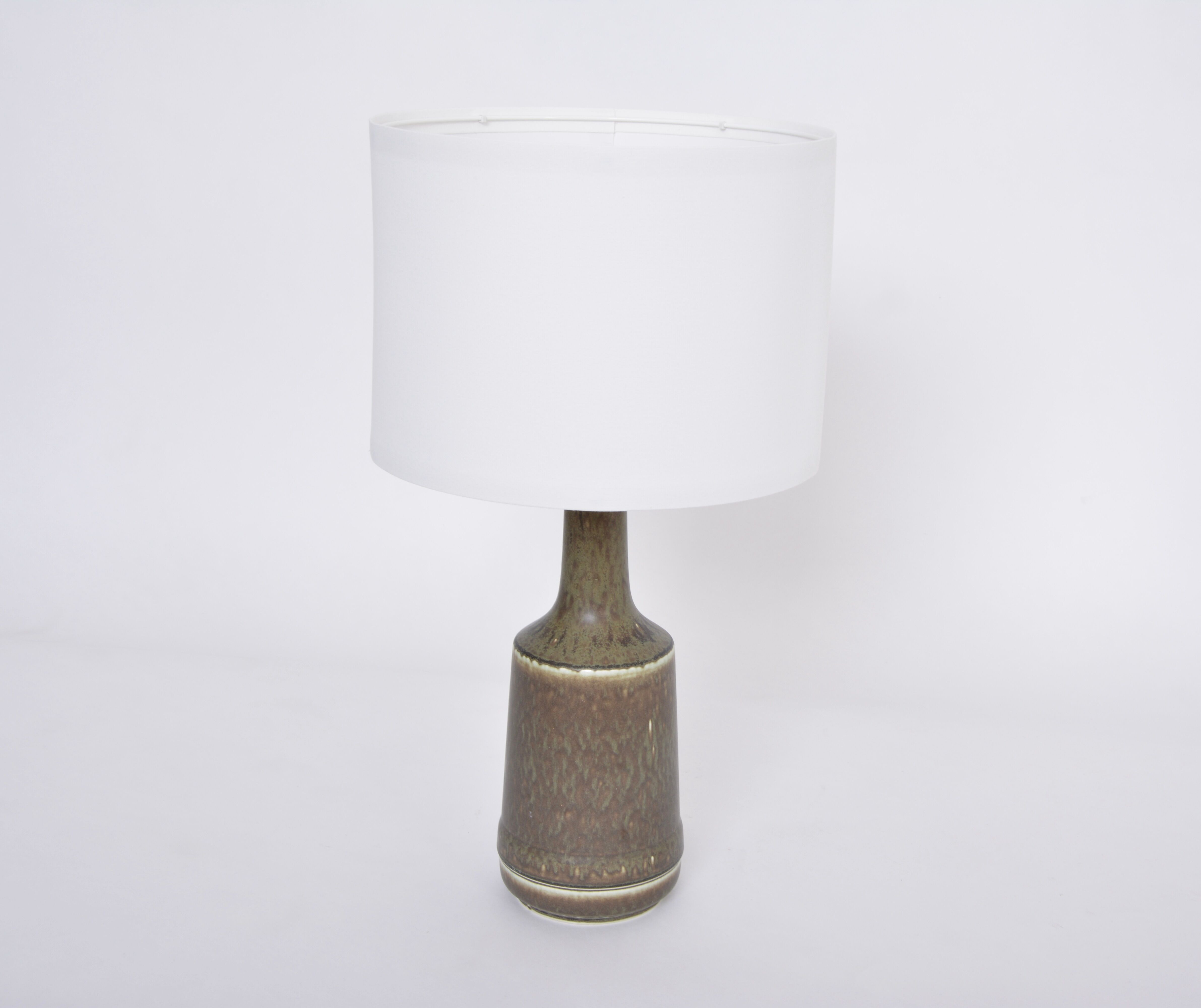 Danish mid-century modern ceramic table lamp by Desiree Stentoj