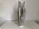 Vintage 1970 Athéna Georgia Jacob draped lamp grey mouse - 50 cm
