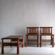 Carved oak low back chair | France | 1960s