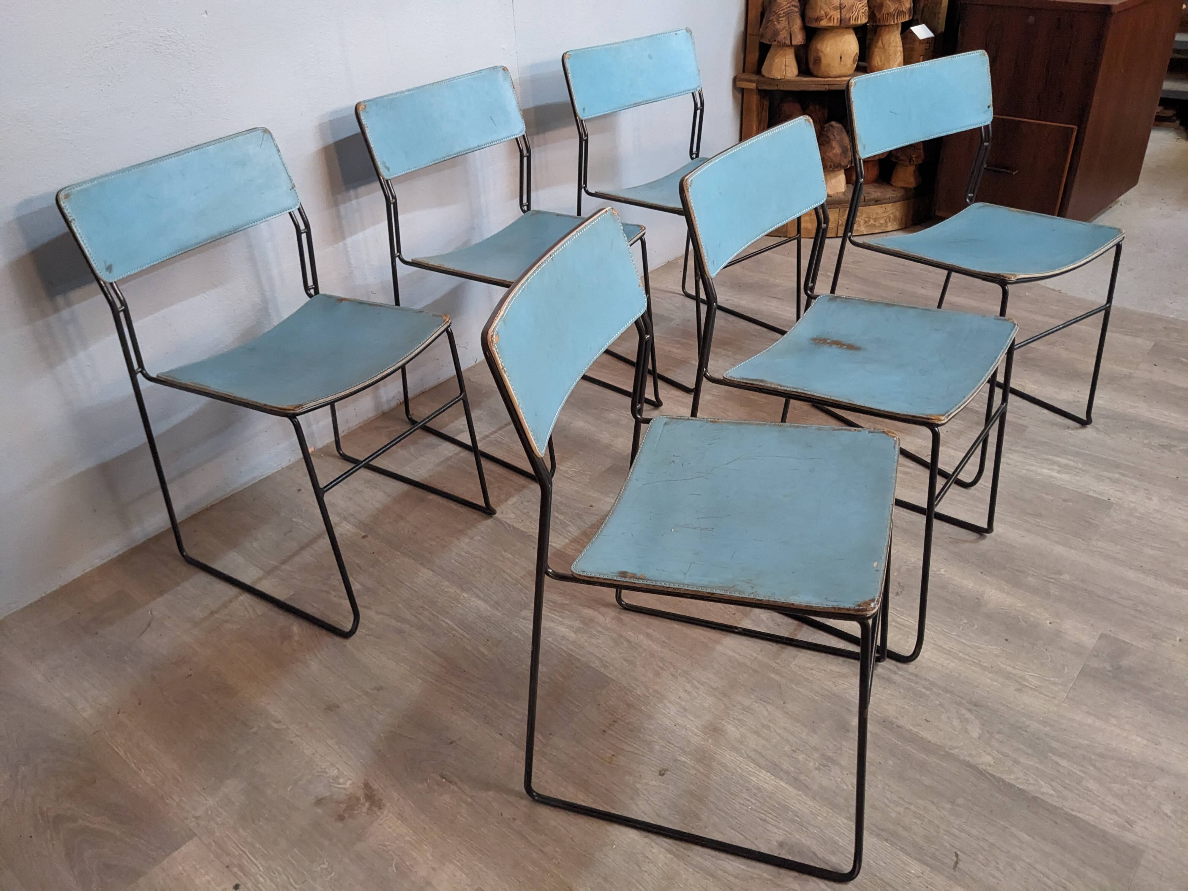 6 Sultana lounge chairs by Arrben, Italy 1970
