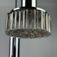 60s 70s 3-flame cascade lamp from Staff Leuchten Germany chrome glass