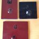 Set of 3 Artecer mirrors in cloisonned enamels