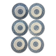 6 Gien Garland plates
