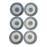 6 Gien Garland plates