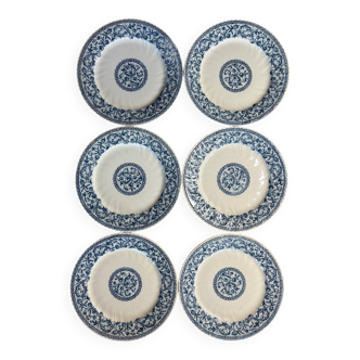 6 Gien Garland plates