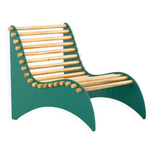 fauteuil en bois, Italie - 1950