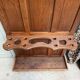 Antique oak entrance wardrobe