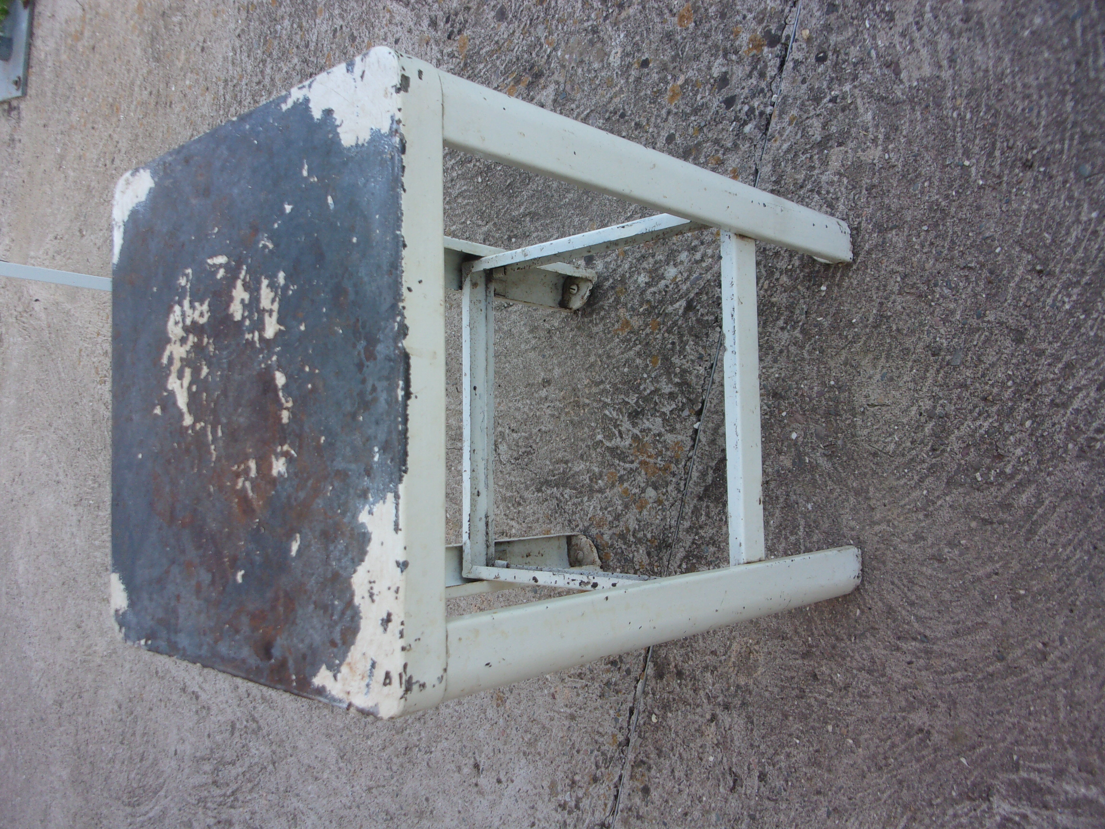 Industrial iron workshop stool 1950/1960