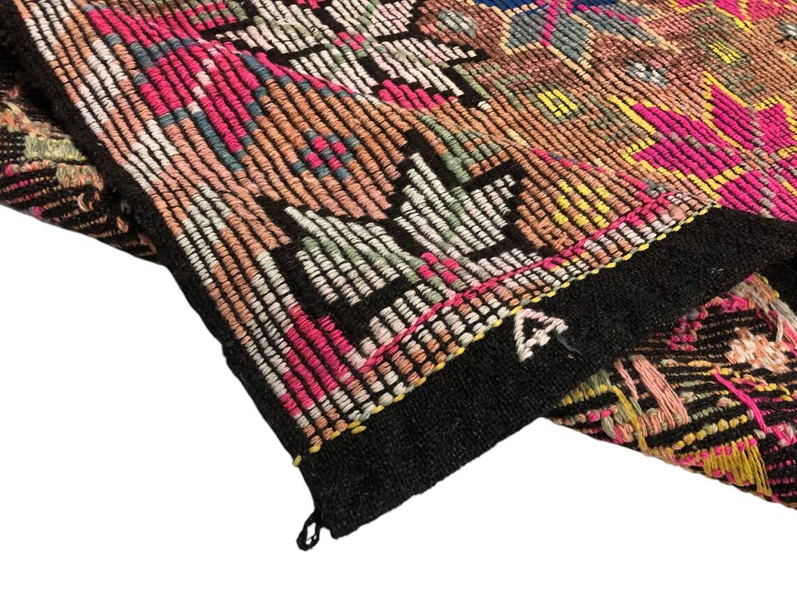 Oushak Decorative Wool Kilim Rug