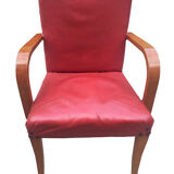 Leatherette armchair from 50s 60s