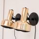 Vintage IKEA Golden wall Sconces, Swedish modern design