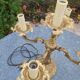 Bronze chandelier 5 fires