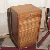 Oak furniture with roll holder from the 1950s