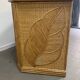 Unique desk in rattan or split rattan, Vivai del Sud style.