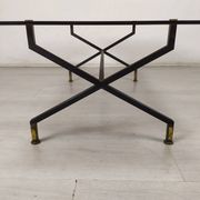 Table basse vintage verre